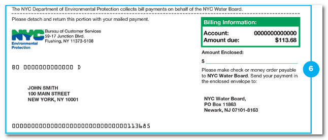 understand other charges from the original NYC water bill